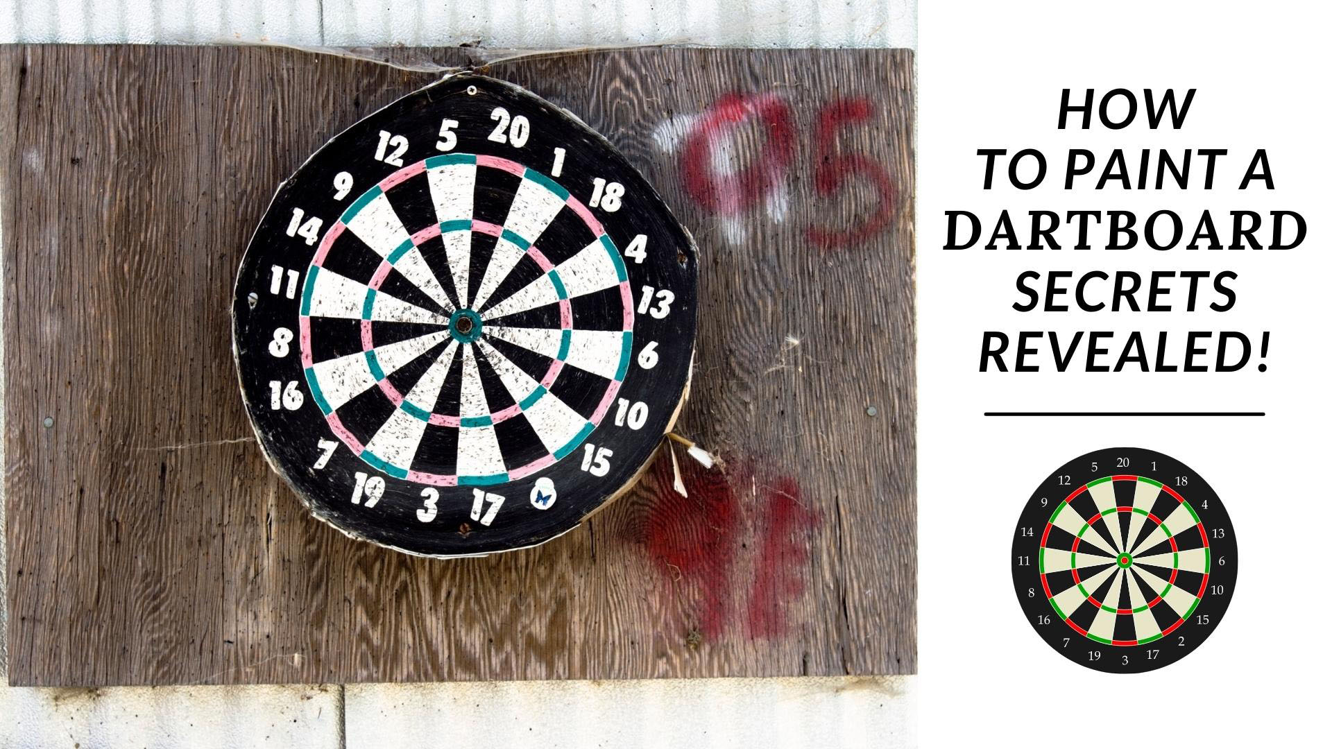 How To Paint A Dartboard Secrets Revealed!