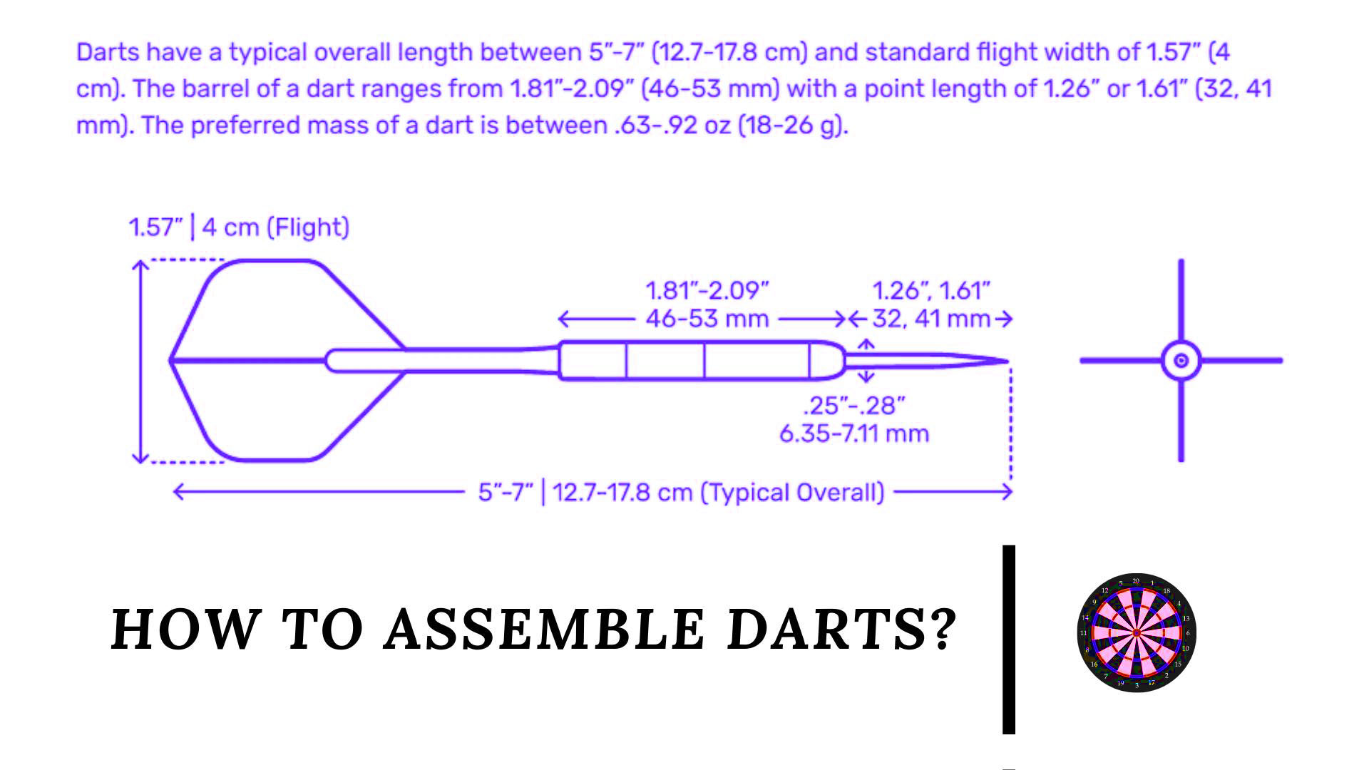 How to assemble darts?
